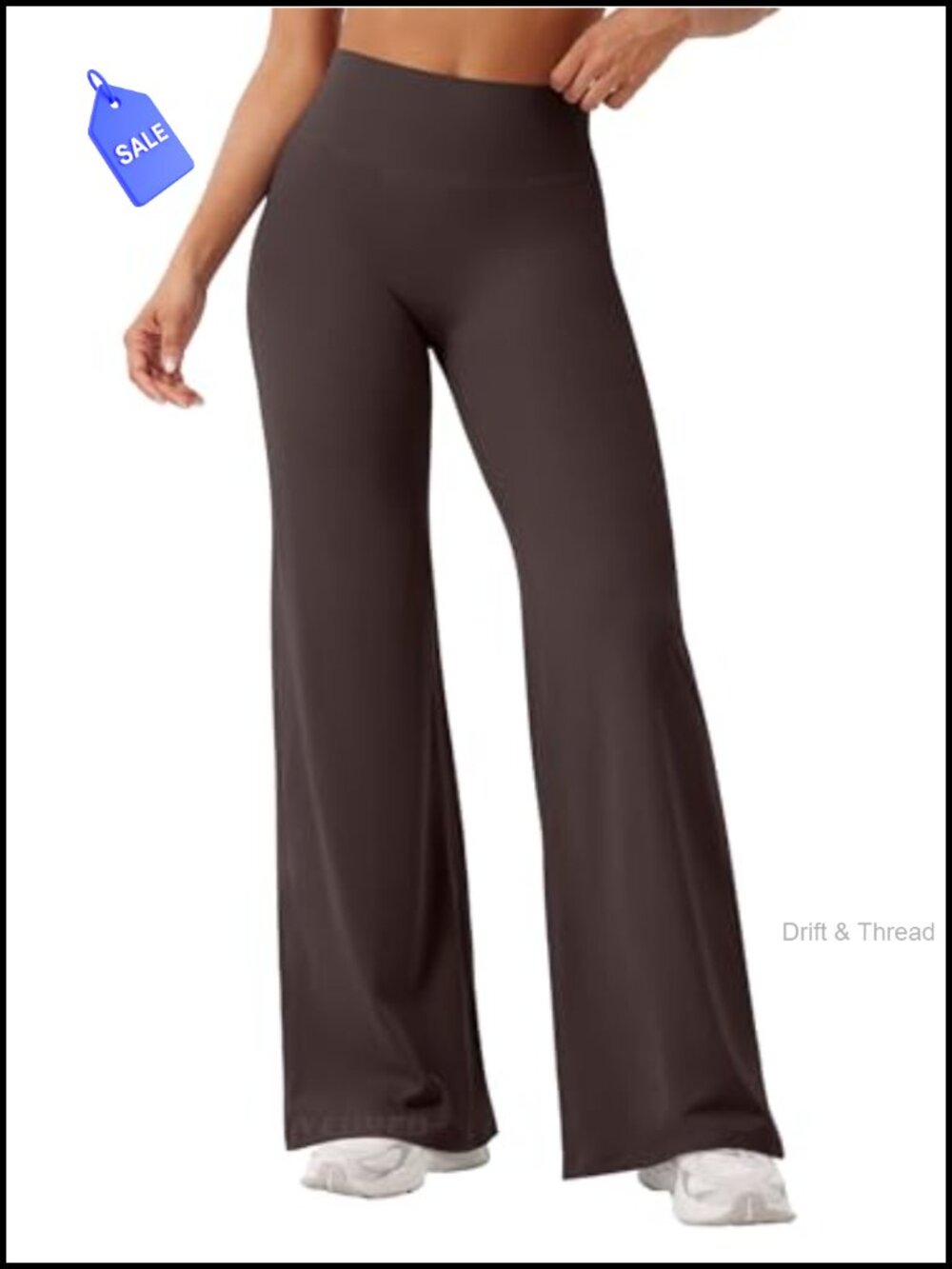 Straight Leg Workout Leggings High Waist Yoga Pants No Front Seam Gym